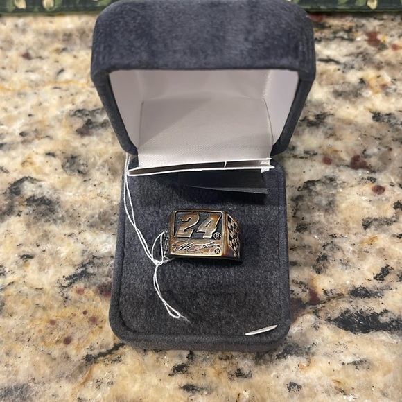 JEFF GORDON #24 STERLING SILVER 925 RING